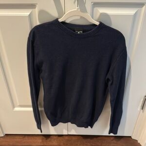 Large True Classic Men's Navy Sweater slim fit